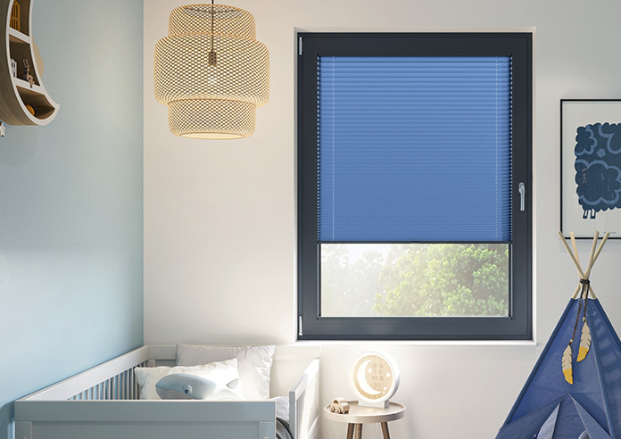 Solaris, Aegean - Stick Fit Pleated Blind - Image 3